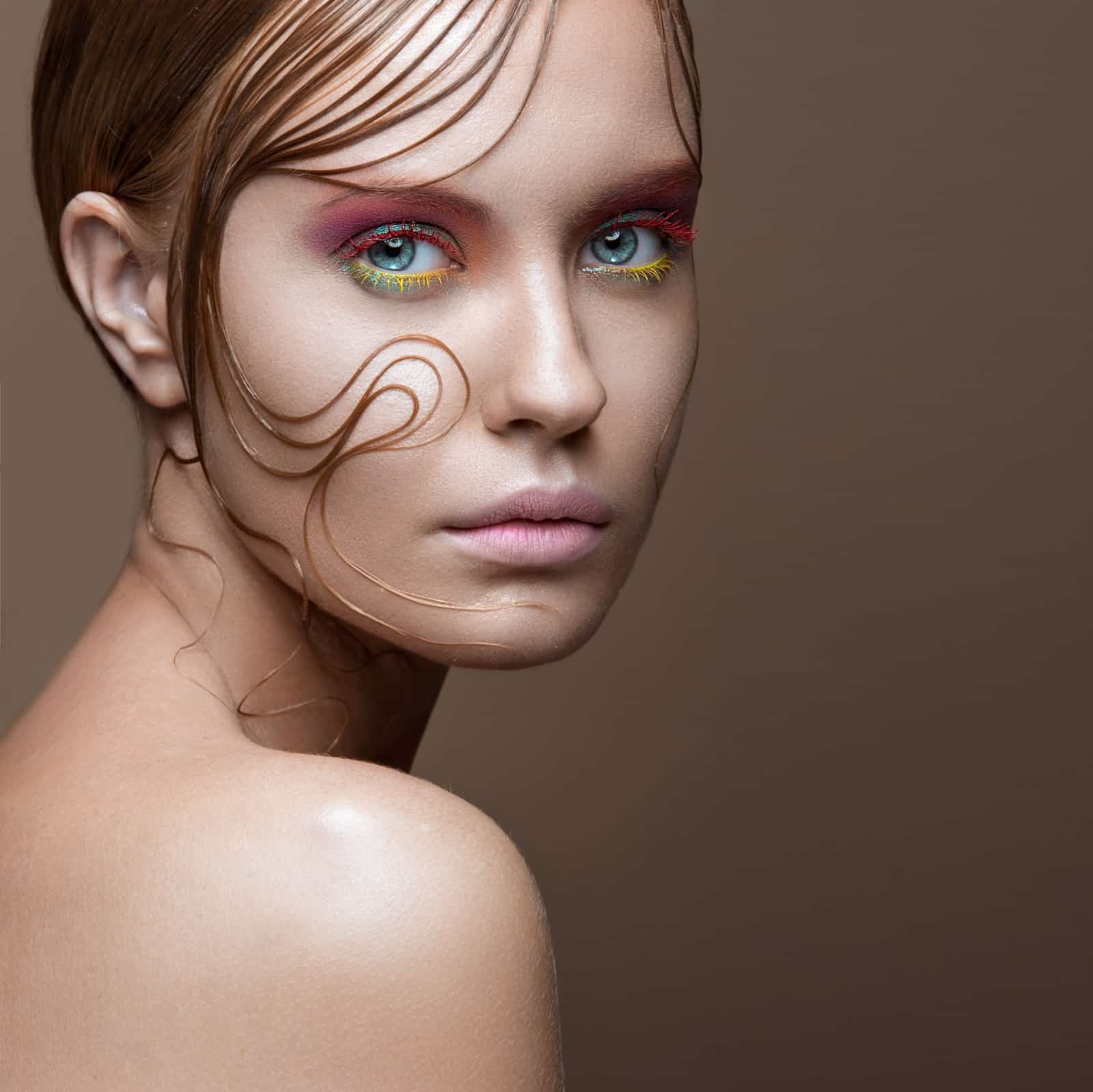 wet look parrucchiere fluid hair